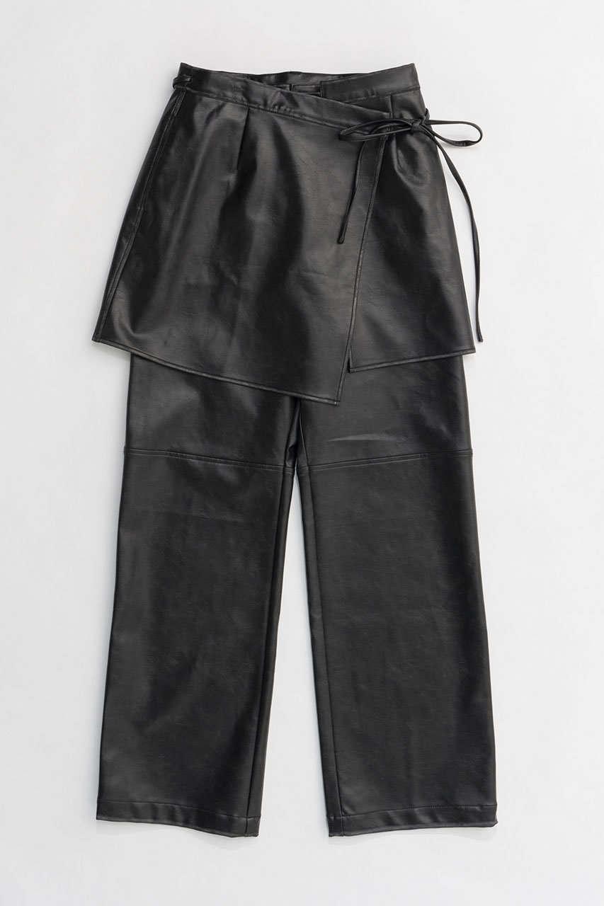 【プランク プロジェクト/PRANK PROJECT】のラップレイヤードパンツ/Wrap Layered Pants 人気、トレンドファッション・服の通販 founy(ファニー) 　ファッション　Fashion　レディースファッション　Fashion for Women　パンツ　Pants & Trousers　シンプル　Simple, Minimal　ビンテージ　Vintage, Retro Style　フィット　Fit, Slim Fit　ラップ　Wrap, Wrap Design　リアル　Real, Realistic　 other-1|ID: prp329100004608219 ipo3291000000032927117