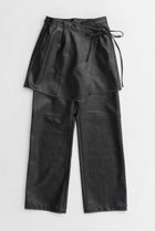 【プランク プロジェクト/PRANK PROJECT】のラップレイヤードパンツ/Wrap Layered Pants 人気、トレンドファッション・服の通販 founy(ファニー) ファッション Fashion レディースファッション Fashion for Women パンツ Pants & Trousers シンプル Simple, Minimal ビンテージ Vintage, Retro Style フィット Fit, Slim Fit ラップ Wrap, Wrap Design リアル Real, Realistic thumbnail BLK(ブラック)|ID: prp329100004608219 ipo3291000000032927125