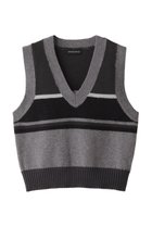 【メゾンスペシャル/MAISON SPECIAL】のBicolor Knit Vest/バイカラーベスト GRY(グレー)|ID: prp329100004608221 ipo3291000000032927186