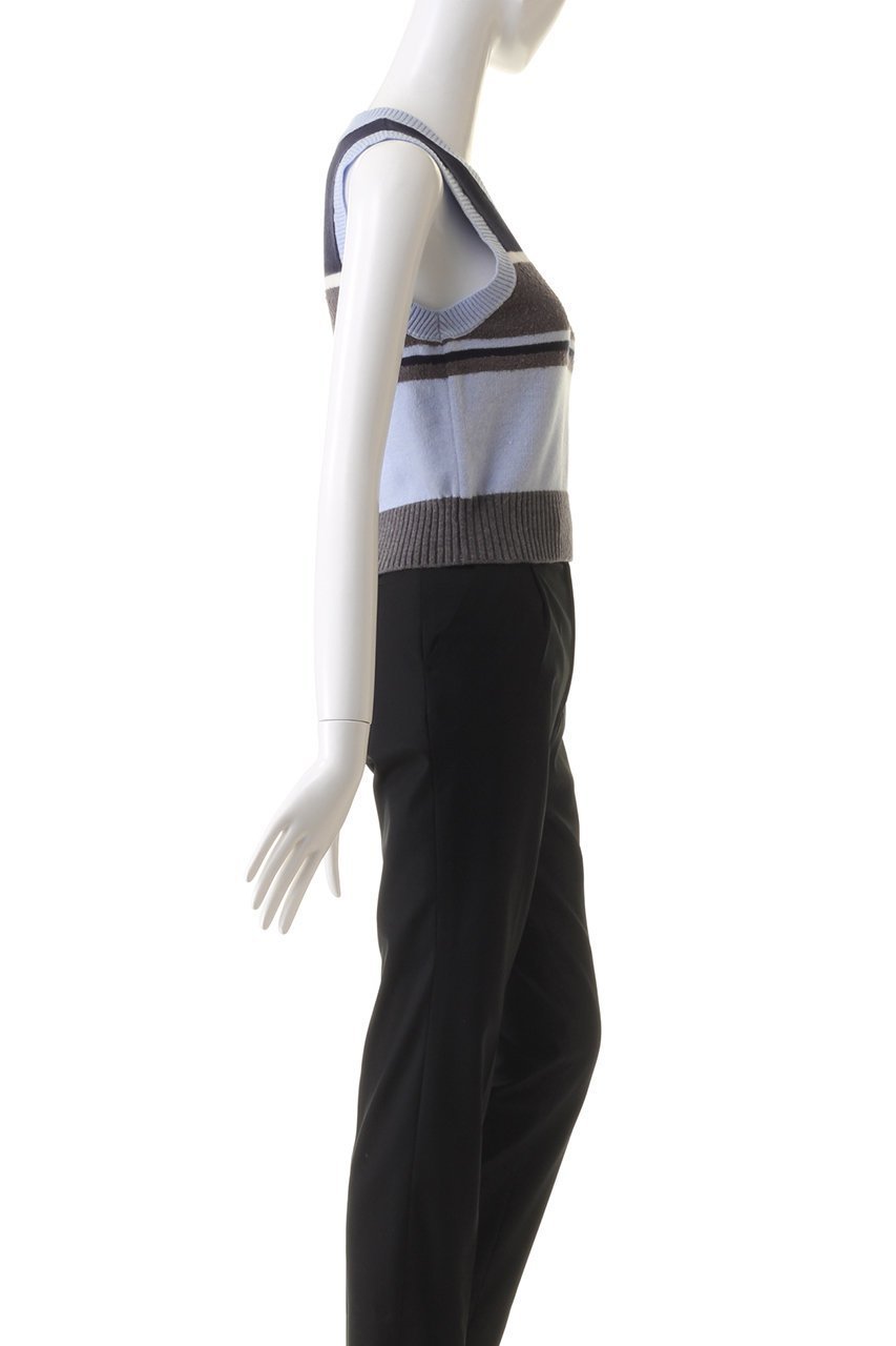 【メゾンスペシャル/MAISON SPECIAL】のBicolor Knit Vest/バイカラーベスト 人気、トレンドファッション・服の通販 founy(ファニー) 　ファッション　Fashion　レディースファッション　Fashion for Women　トップス・カットソー　Cut & Sew Tops　ニット　Knit Tops & Sweaters　ベスト&ジレ / 重ね着スタイル　Vests & Gilets　カジュアルプルオーバー・ニットトップス　Pullovers & Knit Tops / Casual Pullovers　カットソー　Cut and Sewn Top　キャミソール　Camisole, Spaghetti Strap Top　コンパクト　Compact, Small Size　タートル　Turtleneck, Turtle Collar　ブロック　Block, Solid Block Pattern　ベスト　Vest, Waistcoat　ボーダー　Border, Stripe　おすすめ　Recommended / Our Picks　other-3|ID: prp329100004608221 ipo3291000000034909921