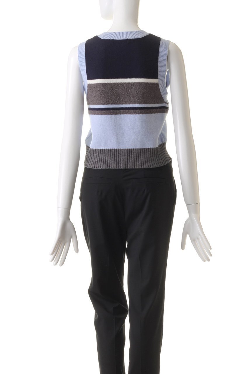 【メゾンスペシャル/MAISON SPECIAL】のBicolor Knit Vest/バイカラーベスト 人気、トレンドファッション・服の通販 founy(ファニー) 　ファッション　Fashion　レディースファッション　Fashion for Women　トップス・カットソー　Cut & Sew Tops　ニット　Knit Tops & Sweaters　ベスト&ジレ / 重ね着スタイル　Vests & Gilets　カジュアルプルオーバー・ニットトップス　Pullovers & Knit Tops / Casual Pullovers　カットソー　Cut and Sewn Top　キャミソール　Camisole, Spaghetti Strap Top　コンパクト　Compact, Small Size　タートル　Turtleneck, Turtle Collar　ブロック　Block, Solid Block Pattern　ベスト　Vest, Waistcoat　ボーダー　Border, Stripe　おすすめ　Recommended / Our Picks　other-4|ID: prp329100004608221 ipo3291000000034909922