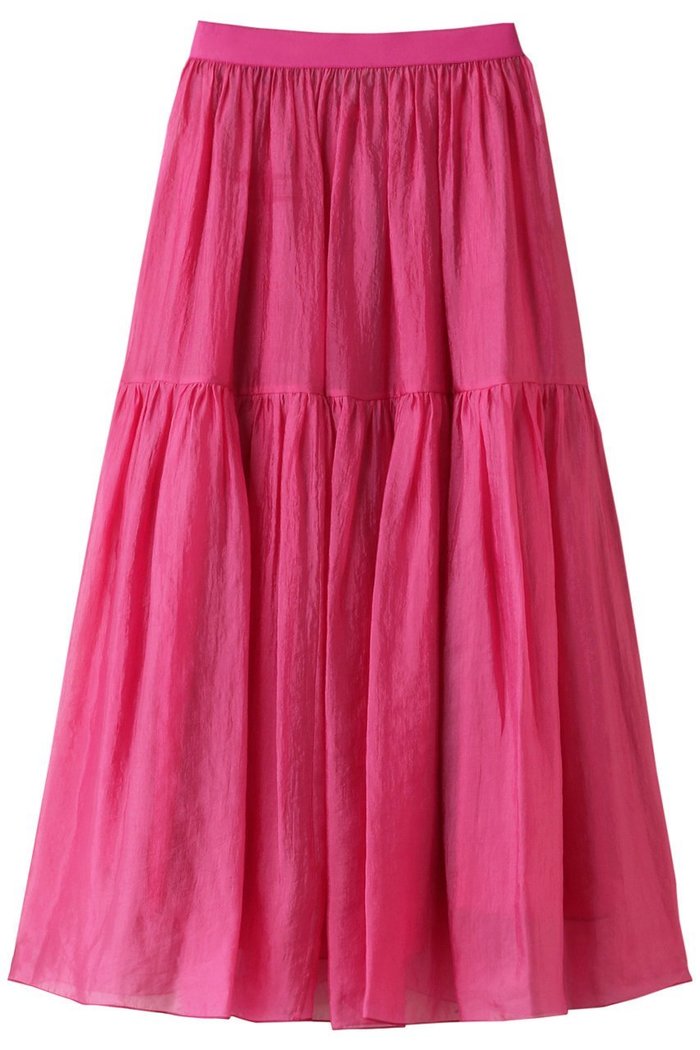 【デザイン ワークス/DESIGN WORKS】のオーガンジーローンスカート インテリア・キッズ・メンズ・レディースファッション・服の通販 founy(ファニー) https://founy.com/ ファッション Fashion レディースファッション Fashion for Women スカート Skirts ロングスカート Long Skirts / Maxi & Midi Skirts エレガント 上品 Elegant オーガンジー Organza Fabric ティアードスカート Tiered Skirt, Flounced Skirt ペチコート Petticoat, Underskirt ロング Long, Long-Length |ID: prp329100004608222 ipo3291000000036187325