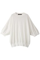 【ミズイロ インド/mizuiro ind】のcrew neck wide P/O プルオーバー off white|ID: prp329100004608224 ipo3291000000032927565