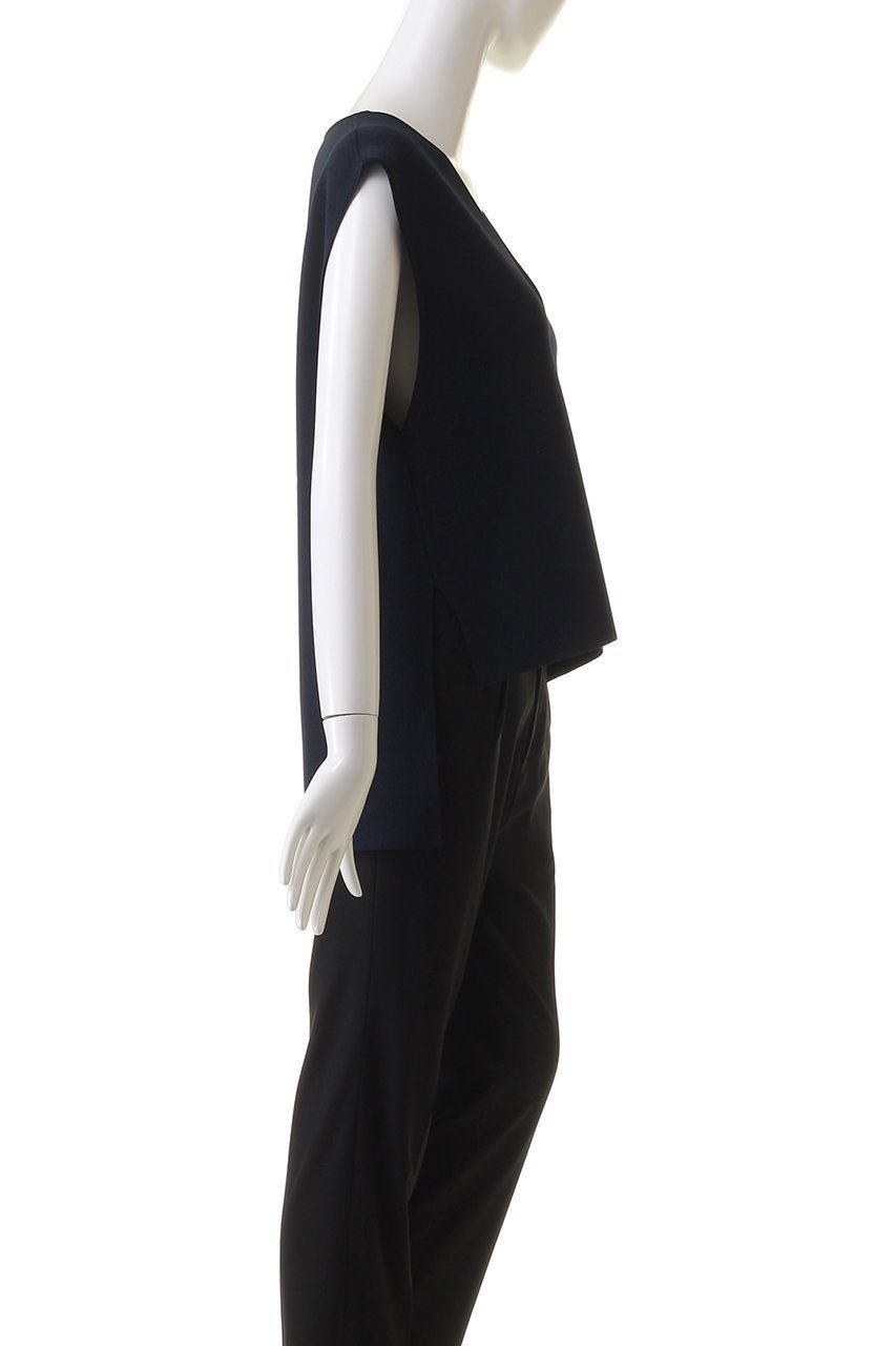 【ヒューエルミュージアム/hueLe Museum】の【hLM】接結ニットジレ 人気、トレンドファッション・服の通販 founy(ファニー) 　ファッション　Fashion　レディースファッション　Fashion for Women　アウター　Coat / Outerwear Collection　レディースジャケット・軽アウター　Jackets　おすすめ　Recommended / Our Picks　ジャケット　Jacket, Outerwear　セットアップ　Set-Up, Coordinated Outfit　トレンド　Trend, Trending Now　フロント　Front, Front Design　ベスト　Vest, Waistcoat　エレガント 上品　Elegant　夏　Summer　other-3|ID: prp329100004608225 ipo3291000000032927596
