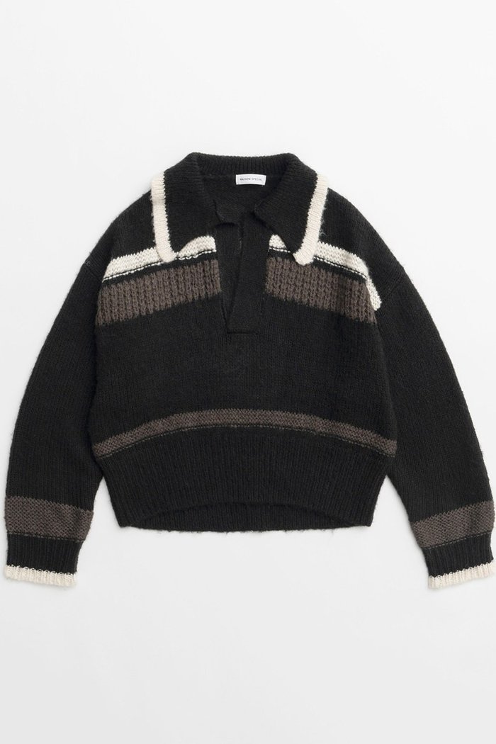 【メゾンスペシャル/MAISON SPECIAL】のSkipper Short Length Knit Tops/スキッパーショートニット インテリア・キッズ・メンズ・レディースファッション・服の通販 founy(ファニー) https://founy.com/ ファッション Fashion レディースファッション Fashion for Women トップス・カットソー Cut & Sew Tops ニット Knit Tops & Sweaters カジュアルプルオーバー・ニットトップス Pullovers & Knit Tops / Casual Pullovers おすすめ Recommended / Our Picks インナー Innerwear グラフィック Graphic, Graphic Design ショート Short, Short Length スキッパー Skipper, Open Collar |ID: prp329100004608226 ipo3291000000032927617