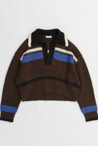 【メゾンスペシャル/MAISON SPECIAL】のSkipper Short Length Knit Tops/スキッパーショートニット MLT1(マルチカラー)|ID: prp329100004608226 ipo3291000000032927646