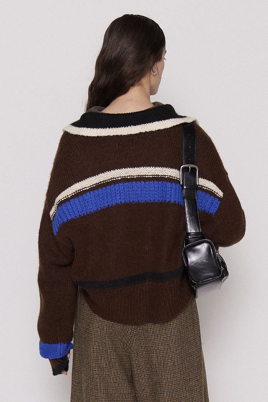 【メゾンスペシャル/MAISON SPECIAL】のSkipper Short Length Knit Tops/スキッパーショートニット 人気、トレンドファッション・服の通販 founy(ファニー) 　ファッション　Fashion　レディースファッション　Fashion for Women　トップス・カットソー　Cut & Sew Tops　ニット　Knit Tops & Sweaters　カジュアルプルオーバー・ニットトップス　Pullovers & Knit Tops / Casual Pullovers　おすすめ　Recommended / Our Picks　インナー　Innerwear　グラフィック　Graphic, Graphic Design　ショート　Short, Short Length　スキッパー　Skipper, Open Collar　other-4|ID: prp329100004608226 ipo3291000000032927674