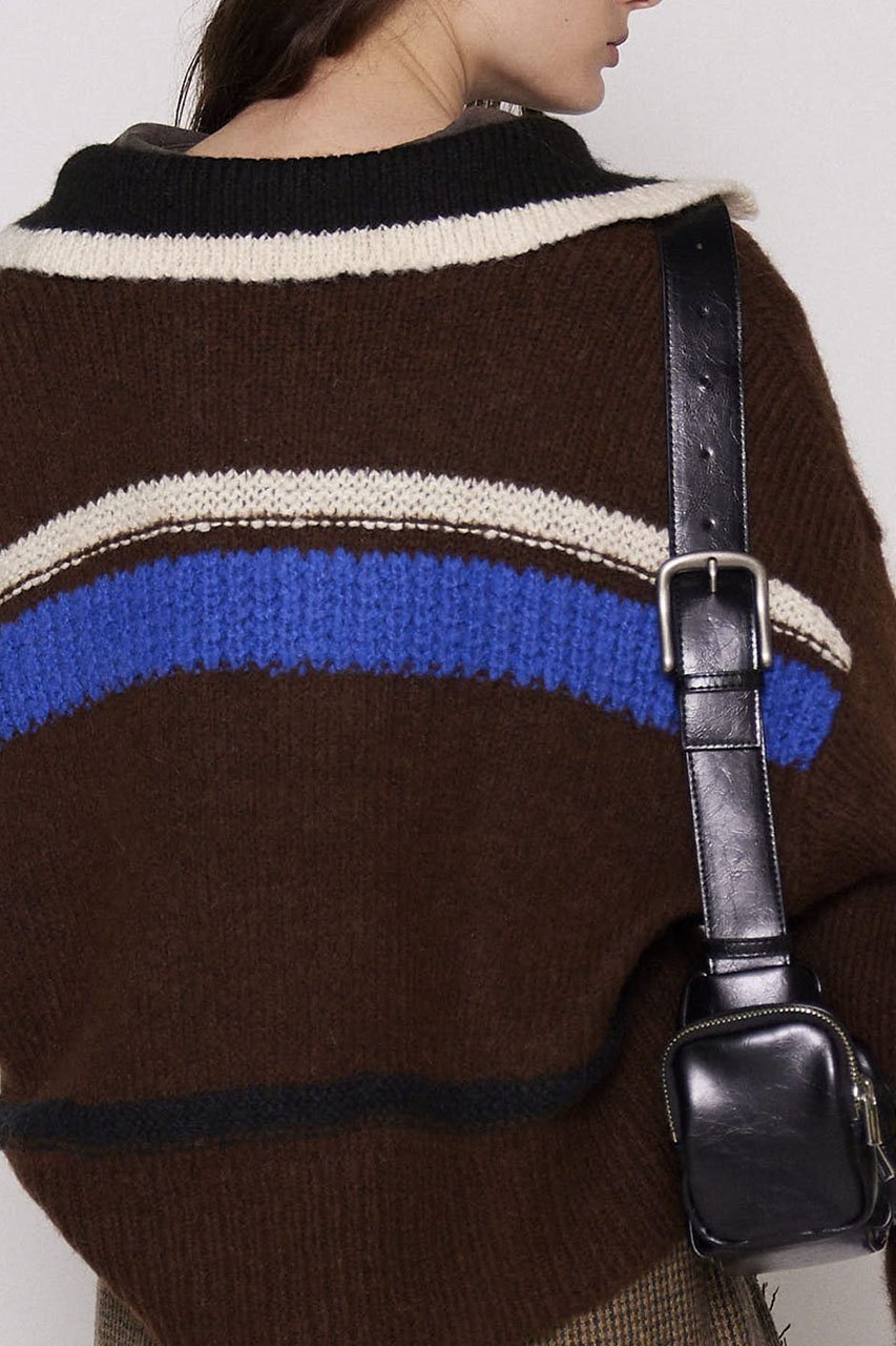 【メゾンスペシャル/MAISON SPECIAL】のSkipper Short Length Knit Tops/スキッパーショートニット 人気、トレンドファッション・服の通販 founy(ファニー) 　ファッション　Fashion　レディースファッション　Fashion for Women　トップス・カットソー　Cut & Sew Tops　ニット　Knit Tops & Sweaters　カジュアルプルオーバー・ニットトップス　Pullovers & Knit Tops / Casual Pullovers　おすすめ　Recommended / Our Picks　インナー　Innerwear　グラフィック　Graphic, Graphic Design　ショート　Short, Short Length　スキッパー　Skipper, Open Collar　other-5|ID: prp329100004608226 ipo3291000000032927683