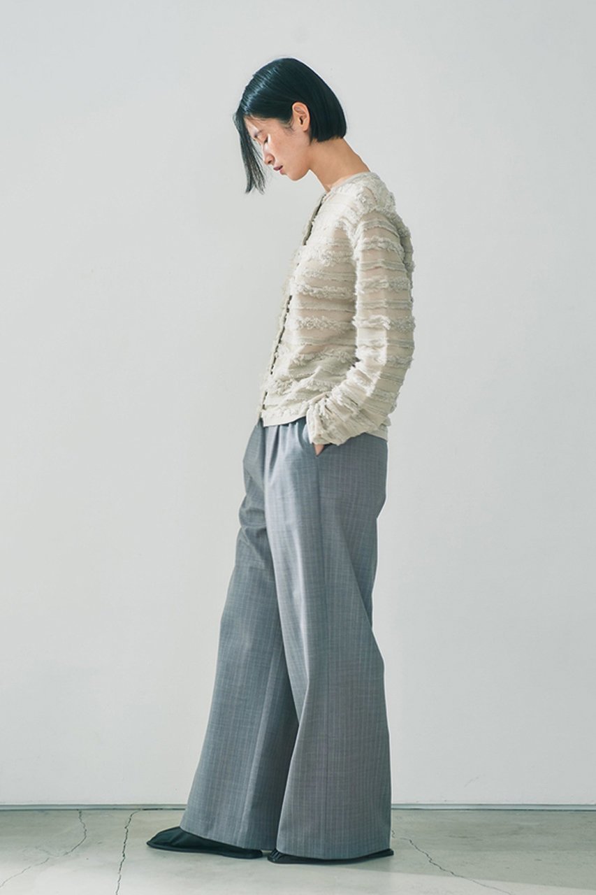 【アダワス/ADAWAS】のピンストライプ ウーヴン ドローストリング パンツ 人気、トレンドファッション・服の通販 founy(ファニー) 　ファッション　Fashion　レディースファッション　Fashion for Women　パンツ　Pants & Trousers　ストライプ　Stripe, Striped Pattern　ドローストリング　Drawstring, Pull Cord　フレア　Flare, Flared　マニッシュ　Mannish, Boyish　ワイド　Wide, Wide Fit　other-7|ID: prp329100004608232 ipo3291000000032928063