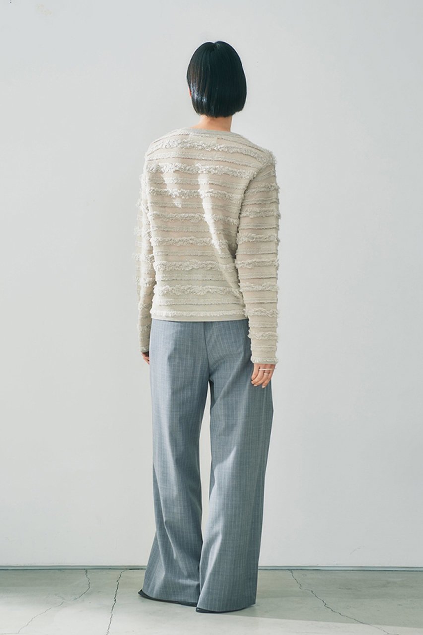 【アダワス/ADAWAS】のピンストライプ ウーヴン ドローストリング パンツ 人気、トレンドファッション・服の通販 founy(ファニー) 　ファッション　Fashion　レディースファッション　Fashion for Women　パンツ　Pants & Trousers　ストライプ　Stripe, Striped Pattern　ドローストリング　Drawstring, Pull Cord　フレア　Flare, Flared　マニッシュ　Mannish, Boyish　ワイド　Wide, Wide Fit　other-8|ID: prp329100004608232 ipo3291000000032928072