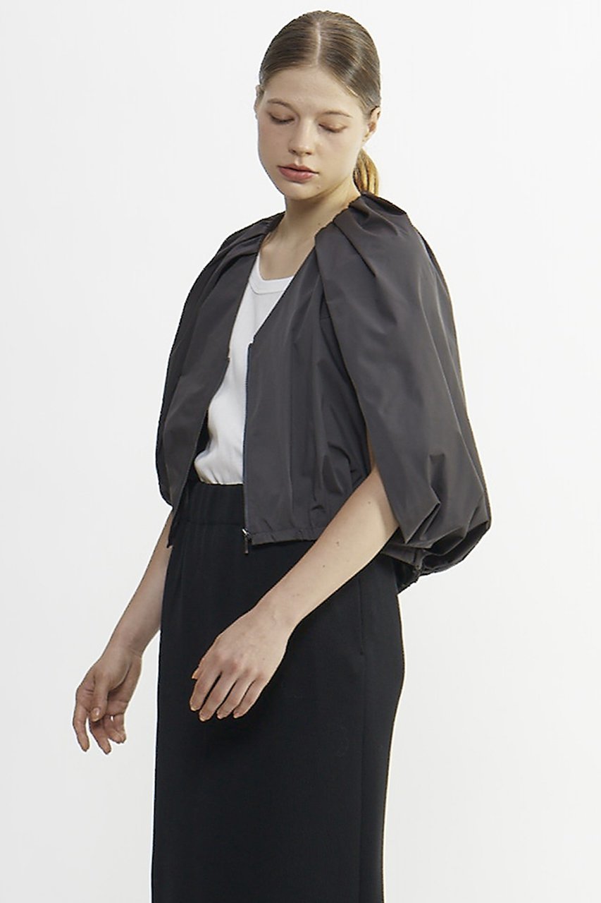 【プレインピープル/PLAIN PEOPLE】のマイクロ強撚ストレッチツイルジャケット 人気、トレンドファッション・服の通販 founy(ファニー) 　ファッション　Fashion　レディースファッション　Fashion for Women　アウター　Coat / Outerwear Collection　レディースジャケット・軽アウター　Jackets　コンパクト　Compact, Small Size　ジャケット　Jacket, Outerwear　フォルム　Silhouette, Form　ブルゾン　Blouson, Bomber Jacket　モダン　Modern, Contemporary　 other-1|ID: prp329100004608235 ipo3291000000032928182