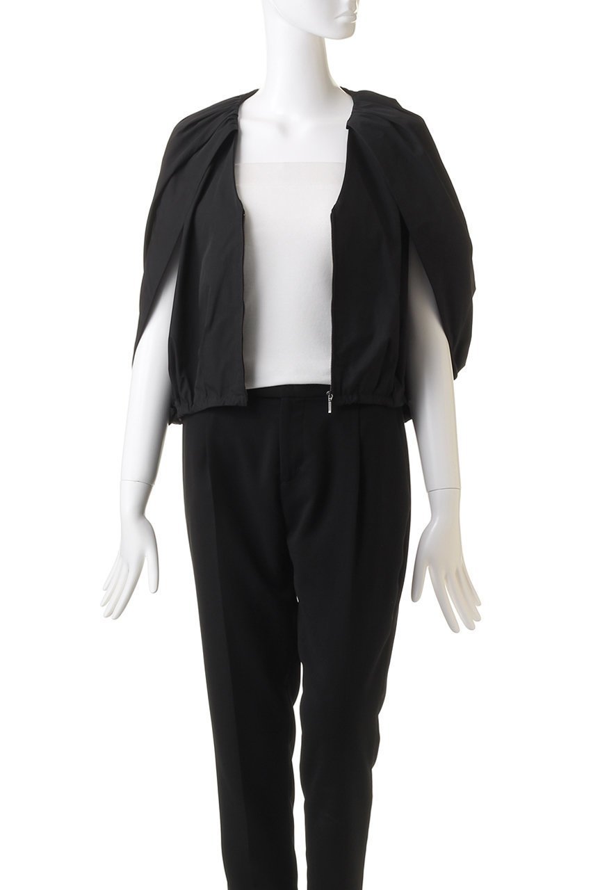 【プレインピープル/PLAIN PEOPLE】のマイクロ強撚ストレッチツイルジャケット 人気、トレンドファッション・服の通販 founy(ファニー) 　ファッション　Fashion　レディースファッション　Fashion for Women　アウター　Coat / Outerwear Collection　レディースジャケット・軽アウター　Jackets　コンパクト　Compact, Small Size　ジャケット　Jacket, Outerwear　フォルム　Silhouette, Form　ブルゾン　Blouson, Bomber Jacket　モダン　Modern, Contemporary　再入荷　Restock / Back in Stock　other-8|ID: prp329100004608235 ipo3291000000035883541