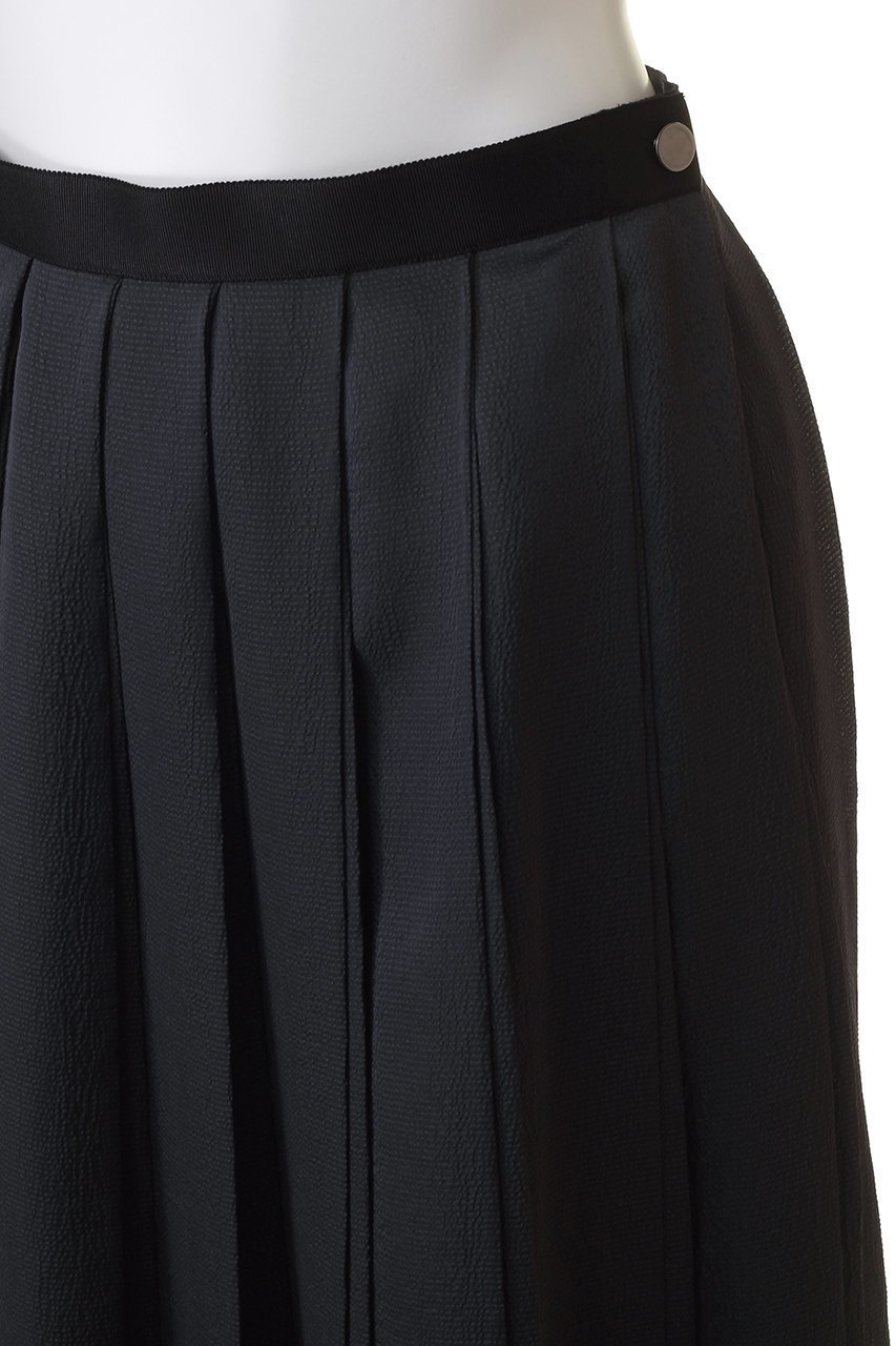 【デザイン ワークス/DESIGN WORKS】のサッカーシフォンプリーツスカート 人気、トレンドファッション・服の通販 founy(ファニー) 　ファッション　Fashion　レディースファッション　Fashion for Women　スカート　Skirts　プリーツスカート / 上品フェミニンスタイル　Pleated Skirts　ロングスカート　Long Skirts / Maxi & Midi Skirts　サッカー　Seersucker, Summer Fabric　サテン　Satin, Glossy Fabric　シアー　Sheer, See-Through　セットアップ　Set-Up, Coordinated Outfit　プリーツ　Pleats, Pleated　ロング　Long, Long-Length　エレガント 上品　Elegant　other-5|ID: prp329100004608237 ipo3291000000032928399