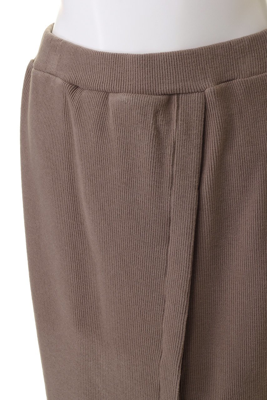 【ミディウミソリッド/MIDIUMISOLID】のrib tight SK スカート 人気、トレンドファッション・服の通販 founy(ファニー) 　ファッション　Fashion　レディースファッション　Fashion for Women　スカート　Skirts　ロングスカート　Long Skirts / Maxi & Midi Skirts　おすすめ　Recommended / Our Picks　アクリル　Acrylic Material　シンプル　Simple, Minimal　スリット　Slit, Slit Detail　セットアップ　Set-Up, Coordinated Outfit　フロント　Front, Front Design　ラップ　Wrap, Wrap Design　ロング　Long, Long-Length　other-5|ID: prp329100004608241 ipo3291000000034970862