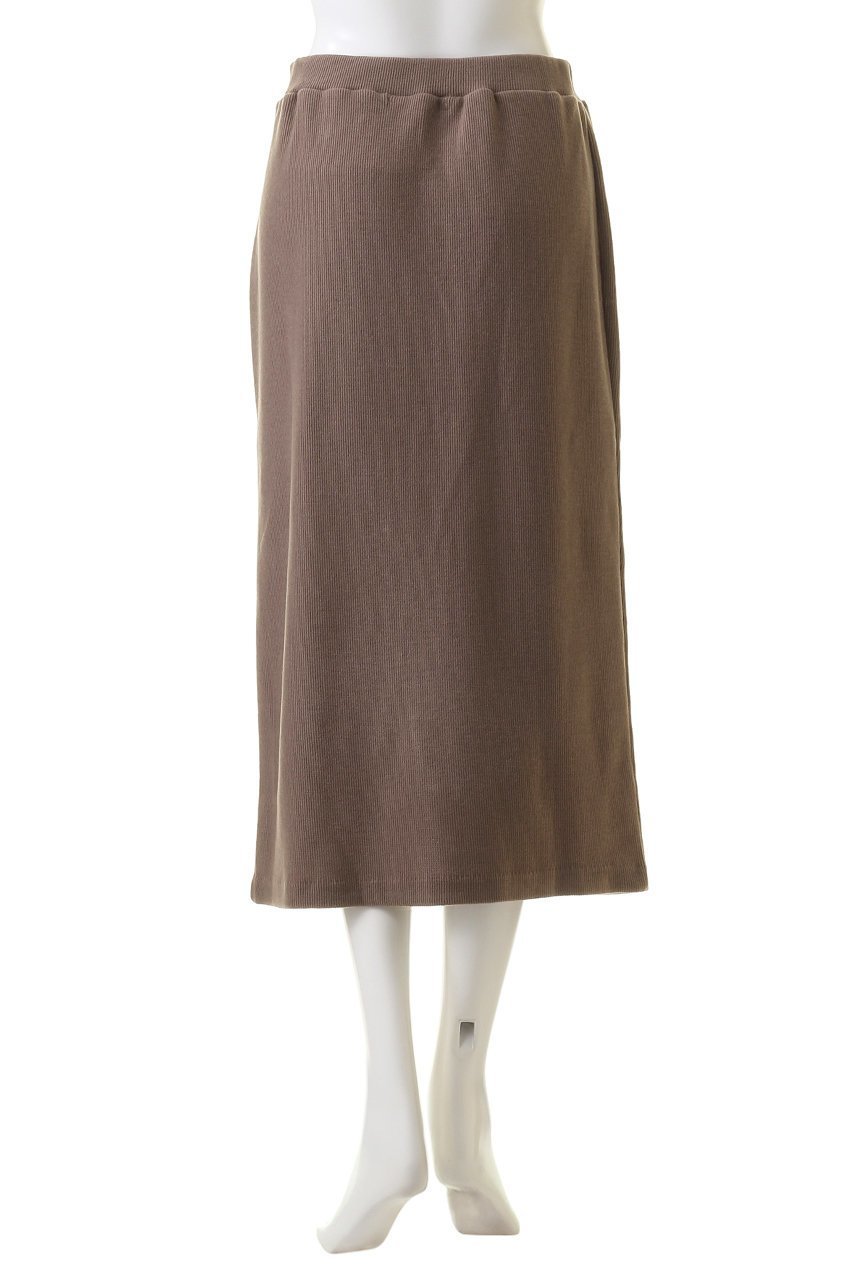 【ミディウミソリッド/MIDIUMISOLID】のrib tight SK スカート 人気、トレンドファッション・服の通販 founy(ファニー) 　ファッション　Fashion　レディースファッション　Fashion for Women　スカート　Skirts　ロングスカート　Long Skirts / Maxi & Midi Skirts　おすすめ　Recommended / Our Picks　アクリル　Acrylic Material　シンプル　Simple, Minimal　スリット　Slit, Slit Detail　セットアップ　Set-Up, Coordinated Outfit　フロント　Front, Front Design　ラップ　Wrap, Wrap Design　ロング　Long, Long-Length　other-4|ID: prp329100004608241 ipo3291000000035643080
