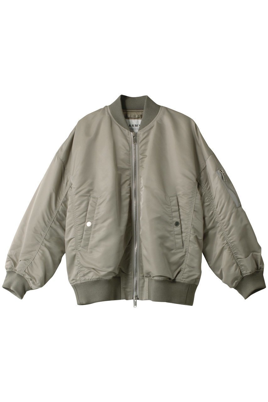 【マルティニーク/martinique】の【upper hights】THE U-2ブルゾン インテリア・キッズ・メンズ・レディースファッション・服の通販 founy(ファニー) 　ファッション　Fashion　レディースファッション　Fashion for Women　アウター　Coat / Outerwear Collection　レディースジャケット・軽アウター　Jackets　ブルゾンジャケット・スポーティアウター　Blouson Jackets　おすすめ　Recommended / Our Picks　クール　Cool, Chic　ジャケット　Jacket, Outerwear　トレンド　Trend, Trending Now　バランス　Balance, Style Balance　ファブリック　Fabric, Textile　ブルゾン　Blouson, Bomber Jacket　ルーズ　Loose, Oversized　レース　Lace, Lace Fabric　定番　Standard, Basic Item　ライトグレー|ID: prp329100004608243 ipo3291000000032928694
