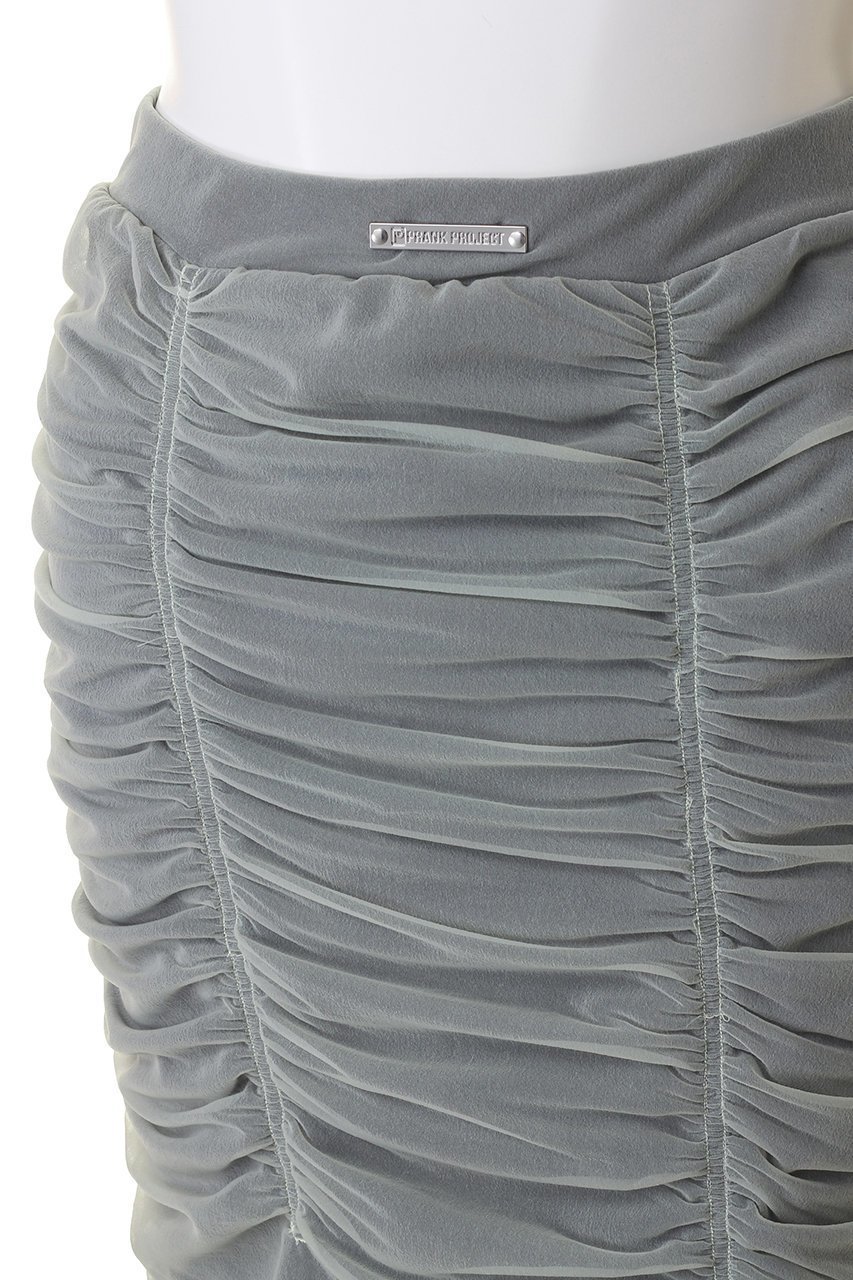 【プランク プロジェクト/PRANK PROJECT】のシアーレイヤーシャーリングタイトスカート / Sheer Layered Shirring Tight Skirt 人気、トレンドファッション・服の通販 founy(ファニー) 　ファッション　Fashion　レディースファッション　Fashion for Women　スカート　Skirts　ロングスカート　Long Skirts / Maxi & Midi Skirts　おすすめ　Recommended / Our Picks　カットソー　Cut and Sewn Top　シャーリング　Shirring, Ruched　タイトスカート　Pencil Skirt, Tight Skirt　ロング　Long, Long-Length　other-5|ID: prp329100004608247 ipo3291000000034423936