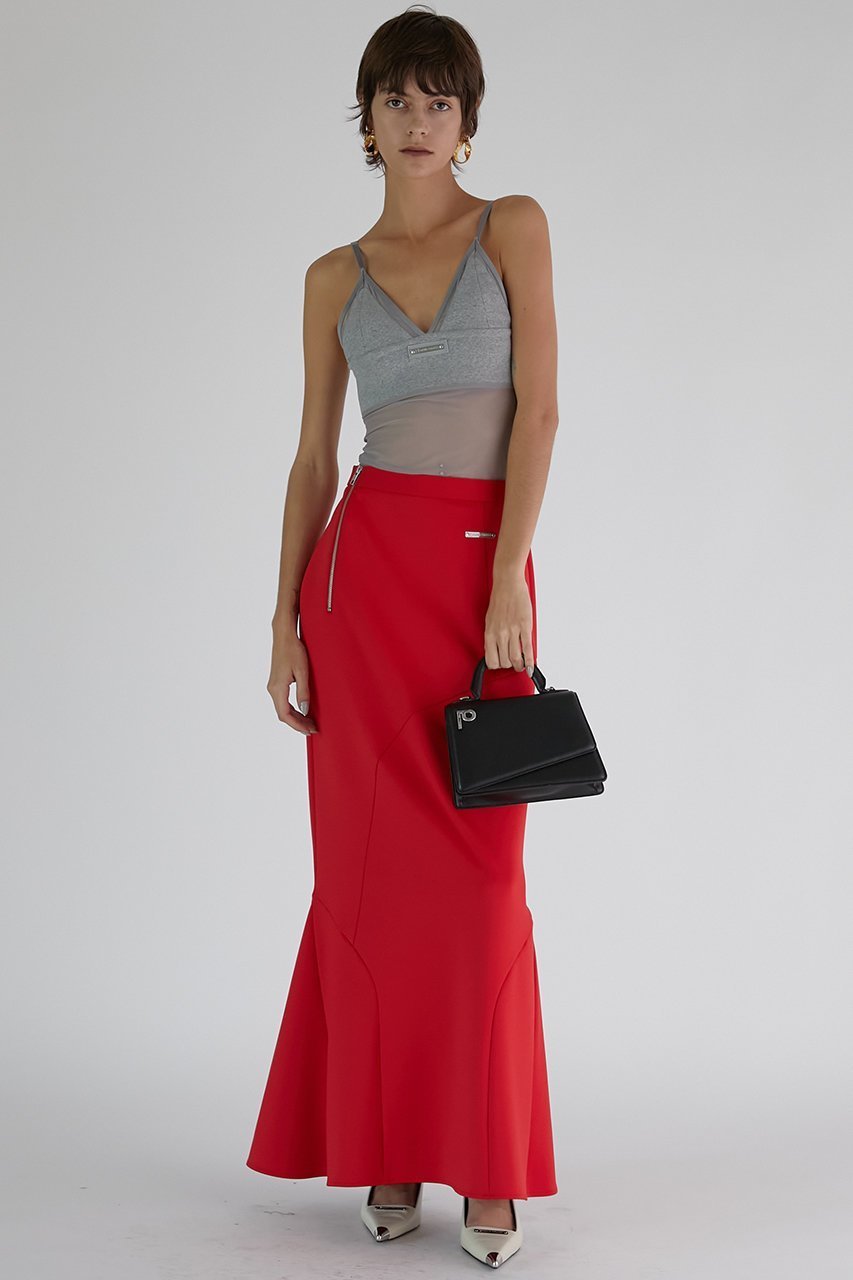 【プランク プロジェクト/PRANK PROJECT】のスキューバマーメイドマキシスカート / Scuba Mermaid Maxi Skirt 人気、トレンドファッション・服の通販 founy(ファニー) 　ファッション　Fashion　レディースファッション　Fashion for Women　スカート　Skirts　ロングスカート　Long Skirts / Maxi & Midi Skirts　アシンメトリー　Asymmetrical Style　ジップ　Zip, Zipper　スウェット / スエット　Sweatshirt, Sweatwear　スポーティ　Sporty, Casual Athletic　ドレープ　Drape, Draping Fabric　フィット　Fit, Slim Fit　プレート　Plate, Dish　マキシ　Maxi, Full Length　マーメイド　Mermaid, Fishtail Silhouette　ロング　Long, Long-Length　エレガント 上品　Elegant　other-5|ID: prp329100004608249 ipo3291000000035057328