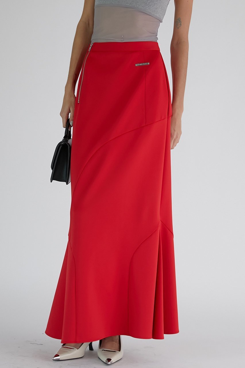 【プランク プロジェクト/PRANK PROJECT】のスキューバマーメイドマキシスカート / Scuba Mermaid Maxi Skirt 人気、トレンドファッション・服の通販 founy(ファニー) 　ファッション　Fashion　レディースファッション　Fashion for Women　スカート　Skirts　ロングスカート　Long Skirts / Maxi & Midi Skirts　アシンメトリー　Asymmetrical Style　ジップ　Zip, Zipper　スウェット / スエット　Sweatshirt, Sweatwear　スポーティ　Sporty, Casual Athletic　ドレープ　Drape, Draping Fabric　フィット　Fit, Slim Fit　プレート　Plate, Dish　マキシ　Maxi, Full Length　マーメイド　Mermaid, Fishtail Silhouette　ロング　Long, Long-Length　エレガント 上品　Elegant　other-7|ID: prp329100004608249 ipo3291000000035057330