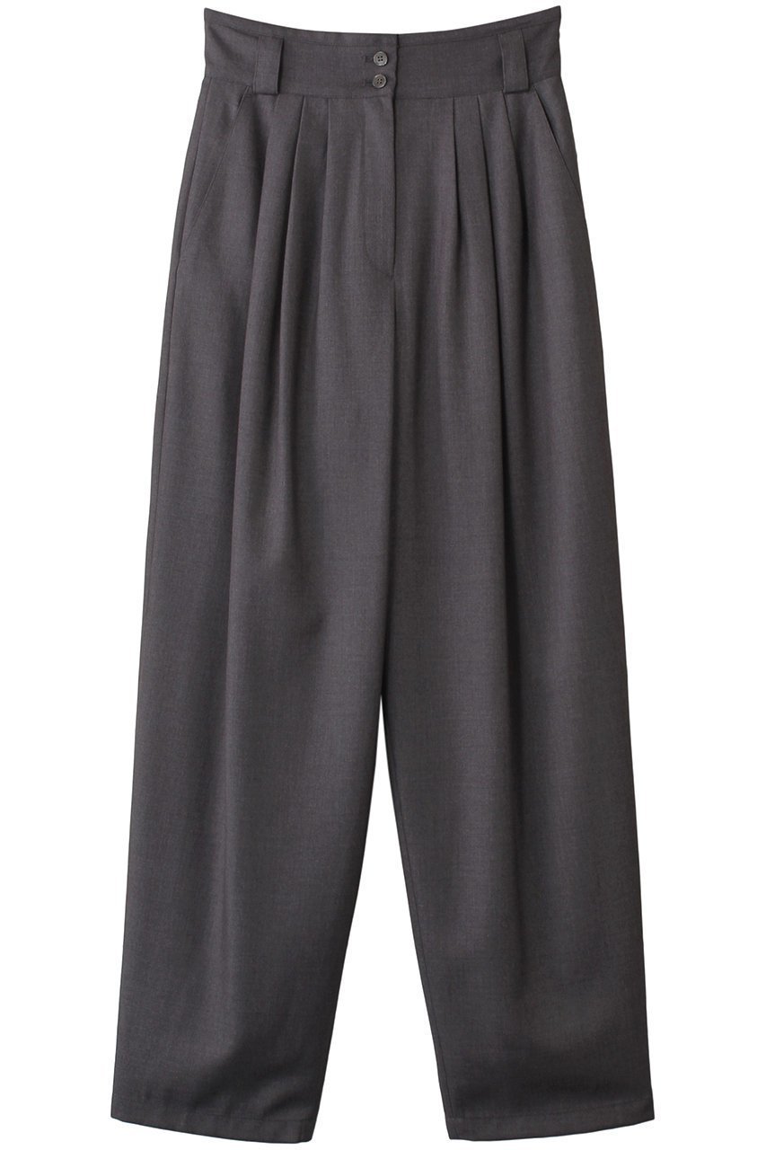 【クラネ/CLANE】のWIDE BELT TUCK PANTS パンツ インテリア・キッズ・メンズ・レディースファッション・服の通販 founy(ファニー) 　ファッション　Fashion　レディースファッション　Fashion for Women　パンツ　Pants & Trousers　おすすめ　Recommended / Our Picks　セットアップ　Set-Up, Coordinated Outfit　ロング　Long, Long-Length　ワイド　Wide, Wide Fit　GRAY|ID: prp329100004608251 ipo3291000000032929280