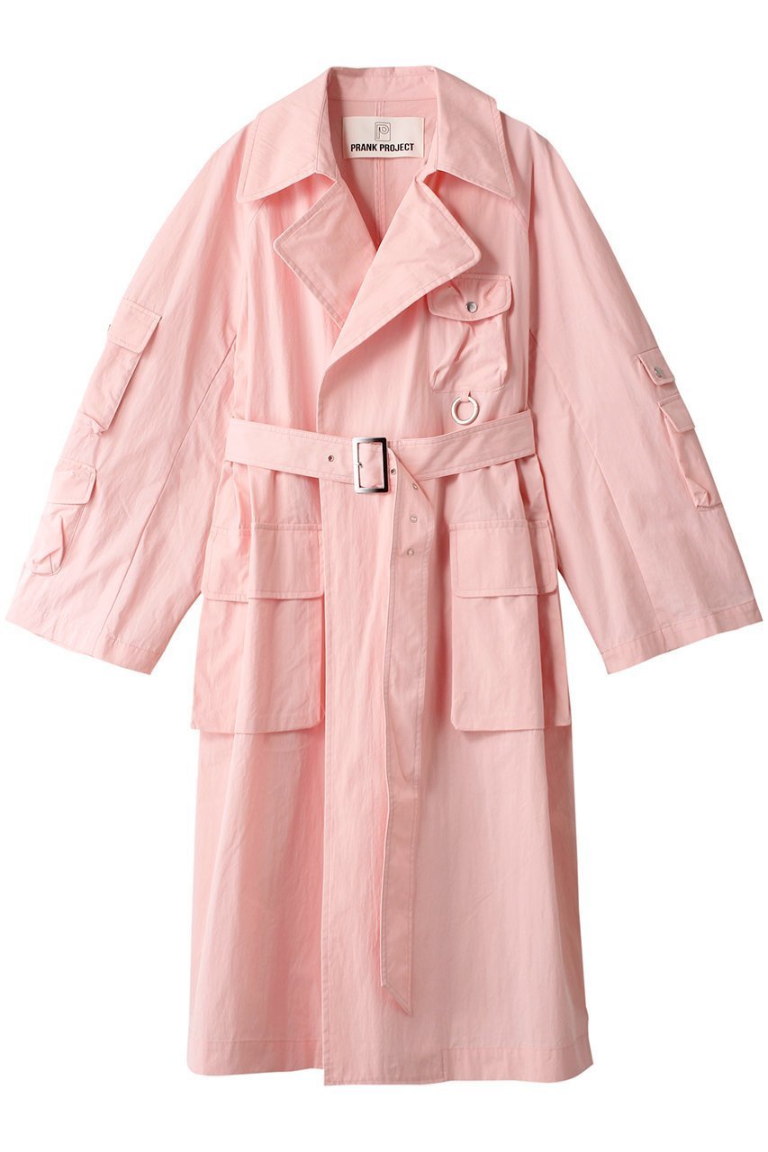 【プランク プロジェクト/PRANK PROJECT】のメニーポケットタクティカルコート / Many Pockets Tactical Coat インテリア・キッズ・メンズ・レディースファッション・服の通販 founy(ファニー) ファッション Fashion レディースファッション Fashion for Women アウター Coat / Outerwear Collection コート・ロングコート・ピーコート Long Coats, Peacoats & More おすすめ Recommended / Our Picks タイプライター Typewriter Fabric, Crisp Cotton タンブラー Tumbler, Travel Mug ボトム Bottoms, Lower Wear ポケット Pocket, Pocket Detail ミリタリー Military, Army Style モダン Modern, Contemporary ロング Long, Long-Length 軽量 Lightweight, Ultra Light PNK(ピンク)|ID: prp329100004608252 ipo3291000000034422509