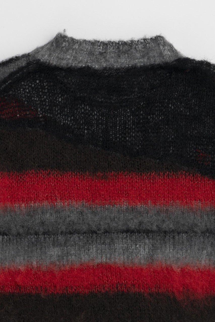 【プランク プロジェクト/PRANK PROJECT】のモヘアボーダーニット / Mohair Border Knit 人気、トレンドファッション・服の通販 founy(ファニー) ファッション Fashion レディースファッション Fashion for Women トップス・カットソー Cut & Sew Tops ニット Knit Tops & Sweaters カジュアルプルオーバー・ニットトップス Pullovers & Knit Tops / Casual Pullovers シンプル Simple, Minimal ボーダー Border, Stripe ランダム Random, Irregular ルーズ Loose, Oversized 透かし Cut-Out, Lacework other-7|ID: prp329100004608253 ipo3291000000034422884