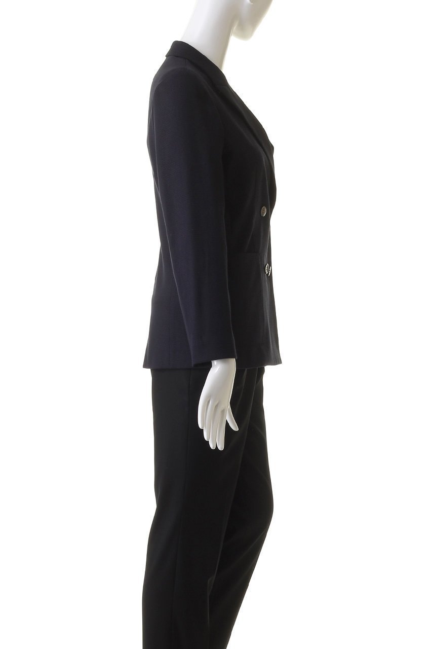 【アナイ/ANAYI】のカラミコットンダブルジャケット 人気、トレンドファッション・服の通販 founy(ファニー) 　ファッション　Fashion　レディースファッション　Fashion for Women　アウター　Coat / Outerwear Collection　レディースジャケット・軽アウター　Jackets　シンプル　Simple, Minimal　ジャケット　Jacket, Outerwear　ダブル　Double, Double-Breasted　デニム　Denim, Jeans Material　エレガント 上品　Elegant　other-3|ID: prp329100004608254 ipo3291000000035640081