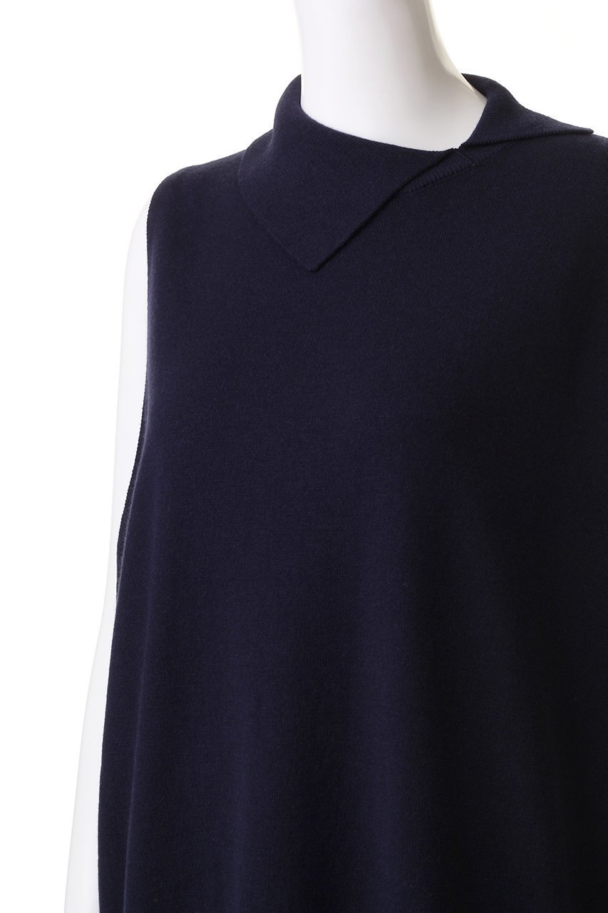 【ミズイロ インド/mizuiro ind】のasymmetry collar wide vest ベスト 人気、トレンドファッション・服の通販 founy(ファニー) 　ファッション　Fashion　レディースファッション　Fashion for Women　トップス・カットソー　Cut & Sew Tops　ニット　Knit Tops & Sweaters　ベスト&ジレ / 重ね着スタイル　Vests & Gilets　カジュアルプルオーバー・ニットトップス　Pullovers & Knit Tops / Casual Pullovers　アシンメトリー　Asymmetrical Style　シンプル　Simple, Minimal　トレンド　Trend, Trending Now　ベスト　Vest, Waistcoat　ロング　Long, Long-Length　other-5|ID: prp329100004608256 ipo3291000000032929597