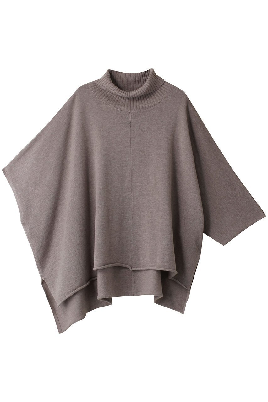 【ミズイロ インド/mizuiro ind】のponcho like high neck P/O プルオーバー インテリア・キッズ・メンズ・レディースファッション・服の通販 founy(ファニー) ファッション Fashion レディースファッション Fashion for Women トップス・カットソー Cut & Sew Tops ニット Knit Tops & Sweaters カジュアルプルオーバー・ニットトップス Pullovers & Knit Tops / Casual Pullovers アシンメトリー Asymmetrical Style ハイネック High Neck, Mock Neck ポンチョ Poncho, Cape Style s.beige|ID: prp329100004608260 ipo3291000000034980559
