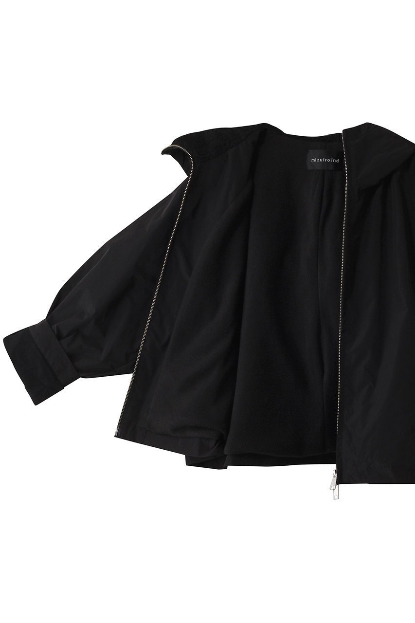 【ミズイロ インド/mizuiro ind】のback boa hooded JK ジャケット 人気、トレンドファッション・服の通販 founy(ファニー) ファッション Fashion レディースファッション Fashion for Women アウター Coat / Outerwear Collection レディースジャケット・軽アウター Jackets シンプル Simple, Minimal ジップ Zip, Zipper ジャケット Jacket, Outerwear フロント Front, Front Design 再入荷 Restock / Back in Stock other-6|ID: prp329100004608264 ipo3291000000034806053