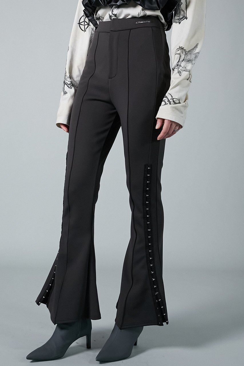 【プランク プロジェクト/PRANK PROJECT】のフックラインフレアパンツ 人気、トレンドファッション・服の通販 founy(ファニー) 　ファッション　Fashion　レディースファッション　Fashion for Women　パンツ　Pants & Trousers　ウォーム　Warm Fabric　カットソー　Cut and Sewn Top　スリム　Slim, Slim Fit　バランス　Balance, Style Balance　フィット　Fit, Slim Fit　フレア　Flare, Flared　other-7|ID: prp329100004608267 ipo3291000000034980736