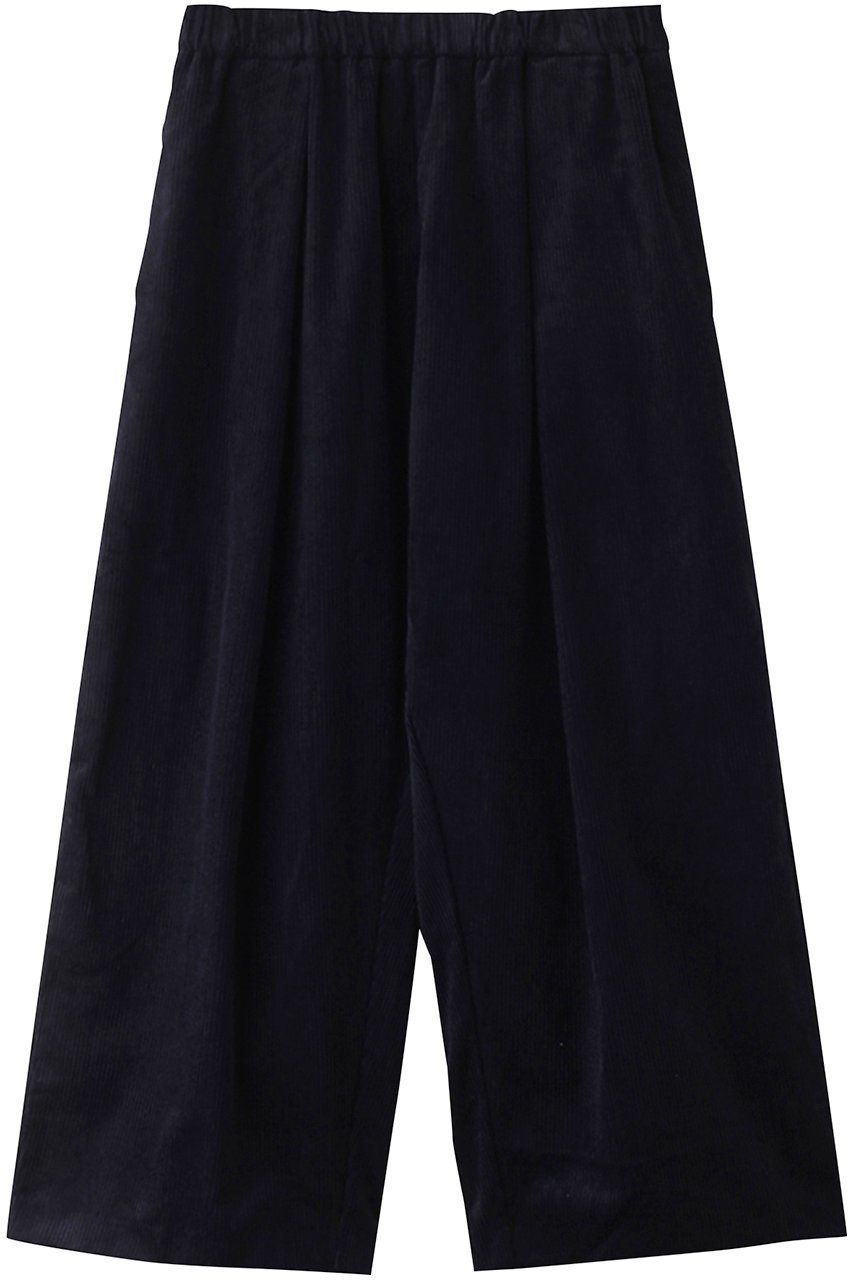 【ミズイロ インド/mizuiro ind】のcorduroy wide PT パンツ インテリア・キッズ・メンズ・レディースファッション・服の通販 founy(ファニー) 　ファッション　Fashion　レディースファッション　Fashion for Women　パンツ　Pants & Trousers　クロップド　Cropped, Short Length　コーデュロイ　Corduroy, Cord Fabric　シンプル　Simple, Minimal　バランス　Balance, Style Balance　ワイド　Wide, Wide Fit　navy|ID: prp329100004608268 ipo3291000000032929872