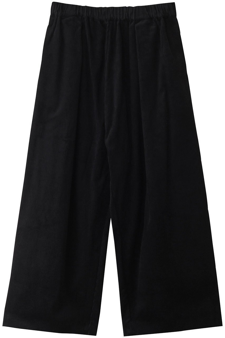 【ミズイロ インド/mizuiro ind】のcorduroy wide PT パンツ インテリア・キッズ・メンズ・レディースファッション・服の通販 founy(ファニー) 　ファッション　Fashion　レディースファッション　Fashion for Women　パンツ　Pants & Trousers　クロップド　Cropped, Short Length　コーデュロイ　Corduroy, Cord Fabric　シンプル　Simple, Minimal　バランス　Balance, Style Balance　ワイド　Wide, Wide Fit　black|ID: prp329100004608268 ipo3291000000032929881