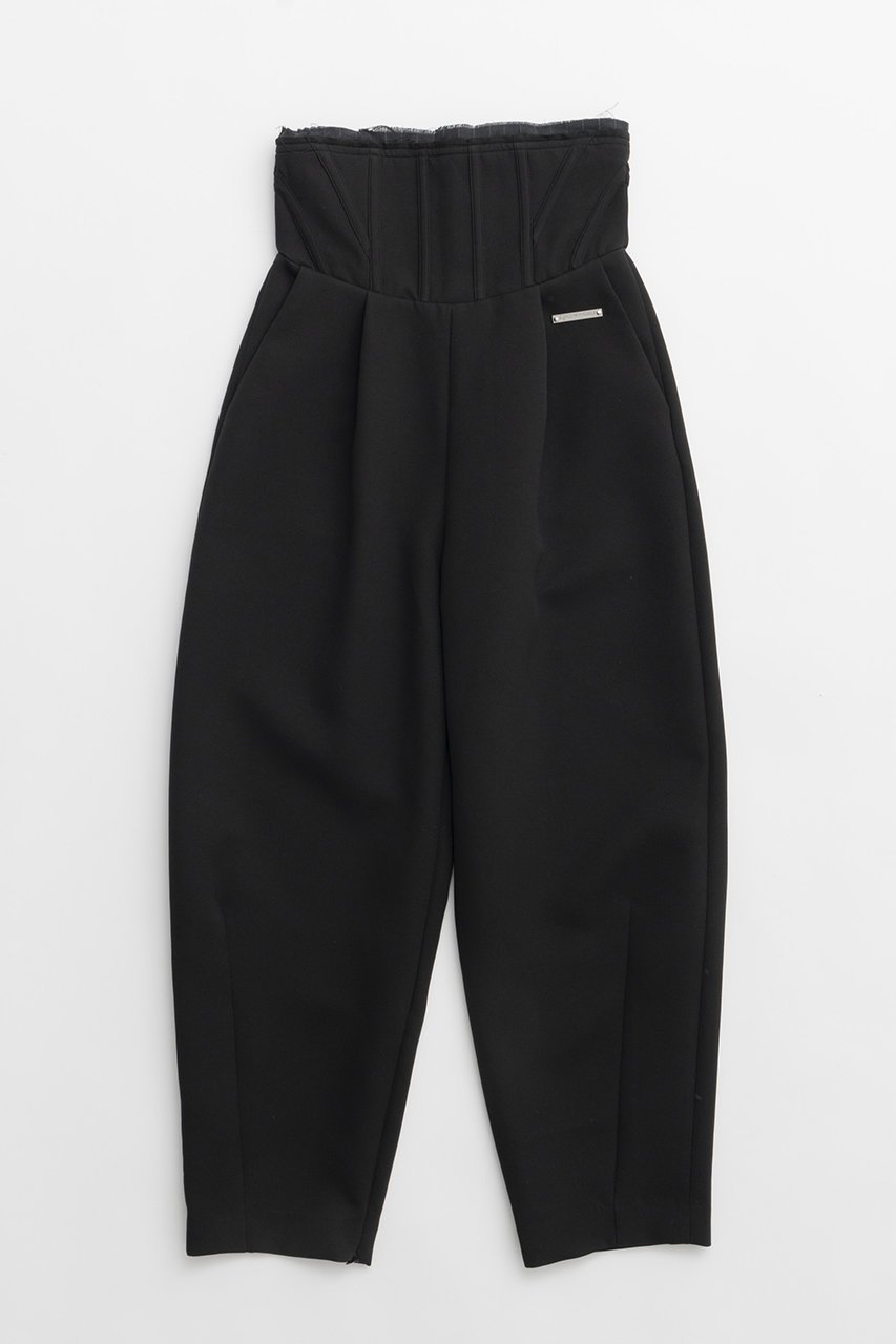【プランク プロジェクト/PRANK PROJECT】のハイウエストバルーンパンツ / High Waist Balloon Pants インテリア・キッズ・メンズ・レディースファッション・服の通販 founy(ファニー) 　ファッション　Fashion　レディースファッション　Fashion for Women　パンツ　Pants & Trousers　ストレッチ　Stretch, Stretchy Fabric　スリット　Slit, Slit Detail　BLK(ブラック)|ID: prp329100004608273 ipo3291000000032930262