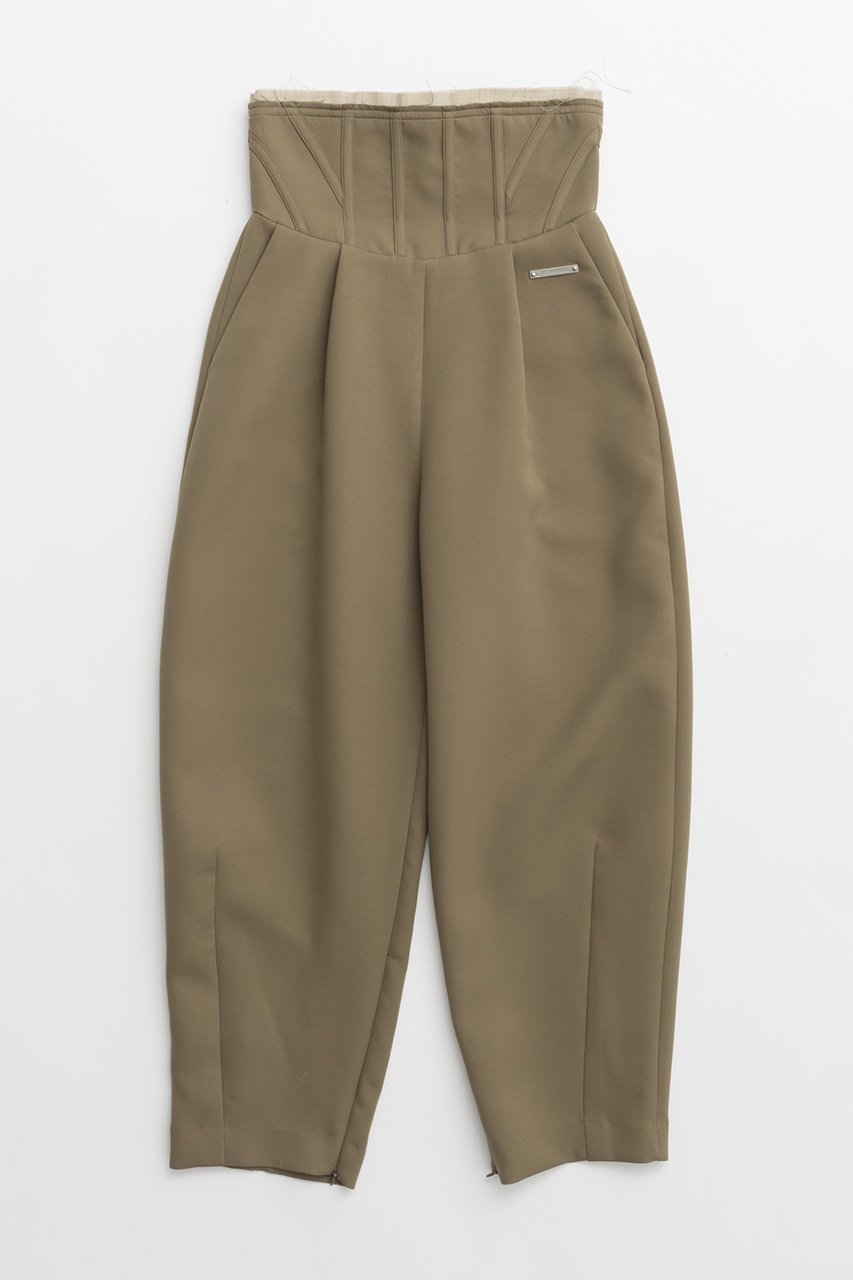 【プランク プロジェクト/PRANK PROJECT】のハイウエストバルーンパンツ / High Waist Balloon Pants インテリア・キッズ・メンズ・レディースファッション・服の通販 founy(ファニー) 　ファッション　Fashion　レディースファッション　Fashion for Women　パンツ　Pants & Trousers　ストレッチ　Stretch, Stretchy Fabric　スリット　Slit, Slit Detail　KHK(カーキ)|ID: prp329100004608273 ipo3291000000032930272