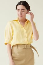【マルティニーク/martinique】のリネンスキッパーシャツショートスリーブ イエロー|ID: prp329100004608274 ipo3291000000032930328