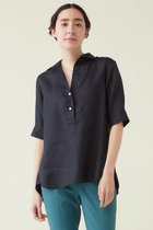 【マルティニーク/martinique】のリネンスキッパーシャツショートスリーブ ネイビー|ID: prp329100004608274 ipo3291000000032930365