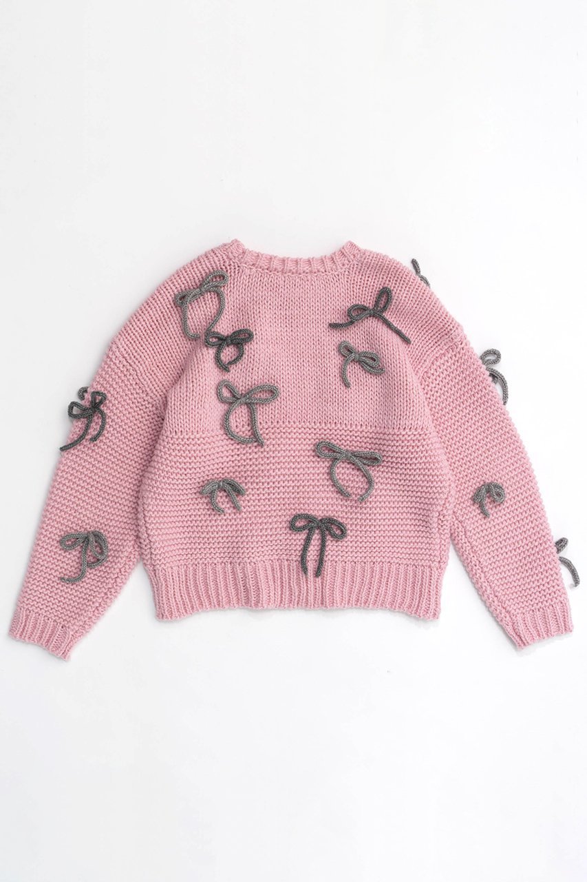 【メゾンスペシャル/MAISON SPECIAL】のRandom Ribbon Knit Tops/ランダムリボンニットトップス 人気、トレンドファッション・服の通販 founy(ファニー) 　ファッション　Fashion　レディースファッション　Fashion for Women　トップス・カットソー　Cut & Sew Tops　ニット　Knit Tops & Sweaters　カジュアルプルオーバー・ニットトップス　Pullovers & Knit Tops / Casual Pullovers　おすすめ　Recommended / Our Picks　ガーリー　Girly, Feminine Style　トレンド　Trend, Trending Now　フリル　Frill, Ruffle　リボン　Ribbon, Bow　A/W・秋冬　Autumn/Winter　other-4|ID: prp329100004608275 ipo3291000000032930527