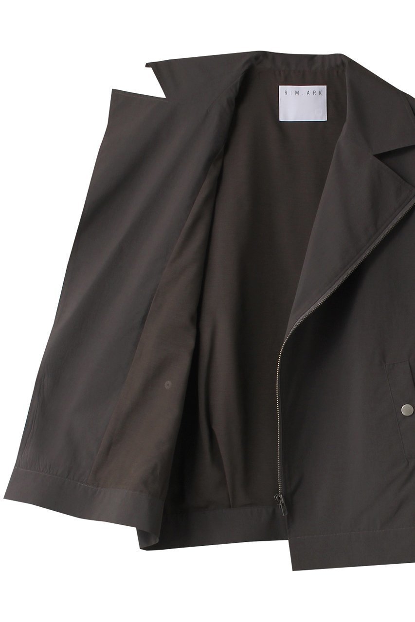 【リムアーク/RIM.ARK】のOver sized riders vest/ベスト 人気、トレンドファッション・服の通販 founy(ファニー) 　ファッション　Fashion　レディースファッション　Fashion for Women　アウター　Coat / Outerwear Collection　レディースジャケット・軽アウター　Jackets　ライダースジャケット / レザースタイル　Riders Jackets & Biker Style　ジャケット　Jacket, Outerwear　タイプライター　Typewriter Fabric, Crisp Cotton　ベスト　Vest, Waistcoat　ライダース　Riders　ライダースジャケット　Riders, Biker Jacket　other-6|ID: prp329100004608278 ipo3291000000032930740