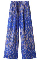 【ドメル/DOMELLE】のシルク プリント ワイドパンツ 人気、トレンドファッション・服の通販 founy(ファニー) ファッション Fashion レディースファッション Fashion for Women パンツ Pants & Trousers シルク Silk, 100% Silk シンプル Simple, Minimal ストライプ Stripe, Striped Pattern プリント Print, Printed Pattern ワイド Wide, Wide Fit A/W・秋冬 Autumn/Winter thumbnail アートブルー/ベージュ|ID: prp329100004608279 ipo3291000000032930696