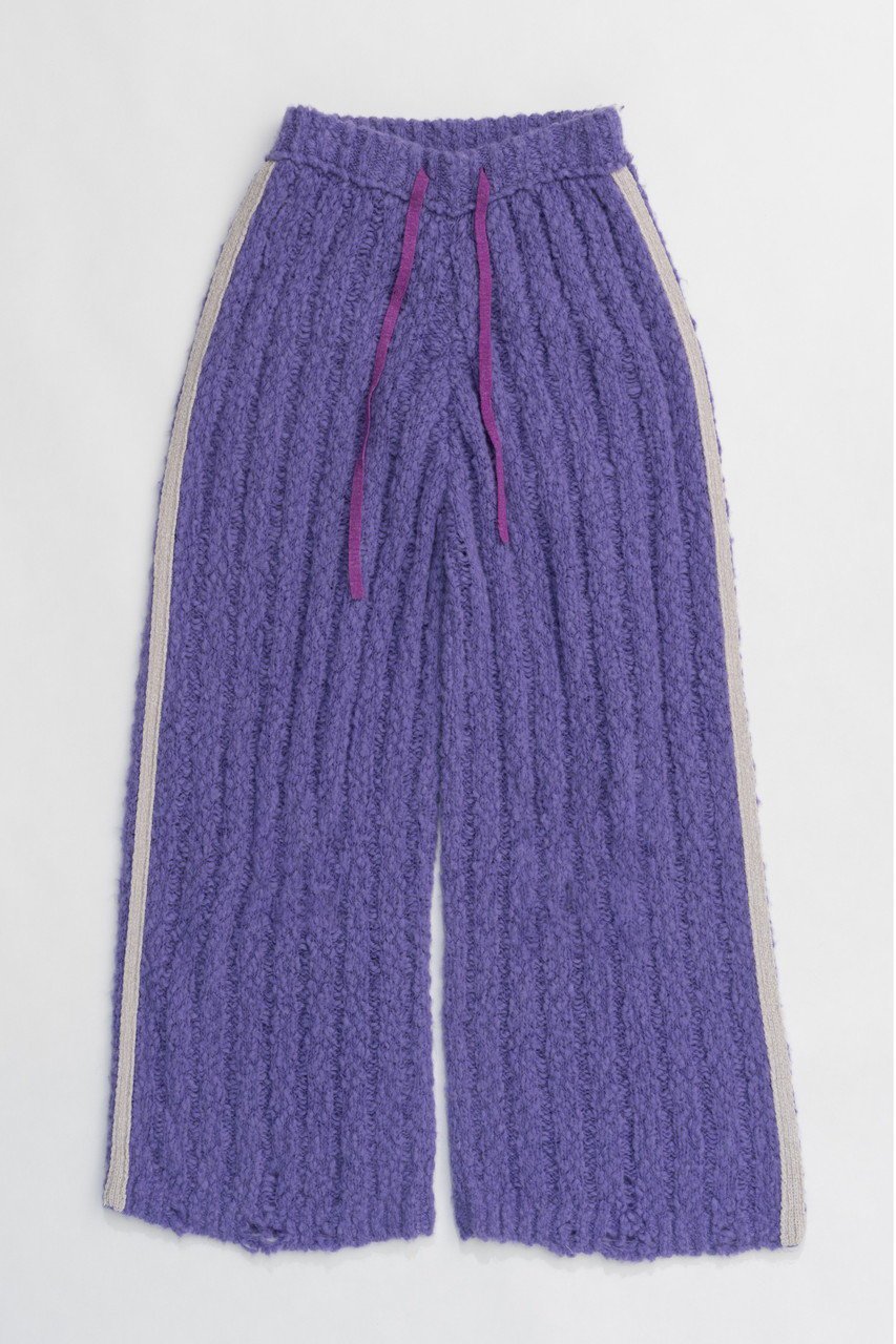 【プランク プロジェクト/PRANK PROJECT】のニットトラックパンツ/Knit Track Pants インテリア・キッズ・メンズ・レディースファッション・服の通販 founy(ファニー) 　ファッション　Fashion　レディースファッション　Fashion for Women　パンツ　Pants & Trousers　スポーティ　Sporty, Casual Athletic　セットアップ　Set-Up, Coordinated Outfit　PPL(パープル)|ID: prp329100004608282 ipo3291000000032931017