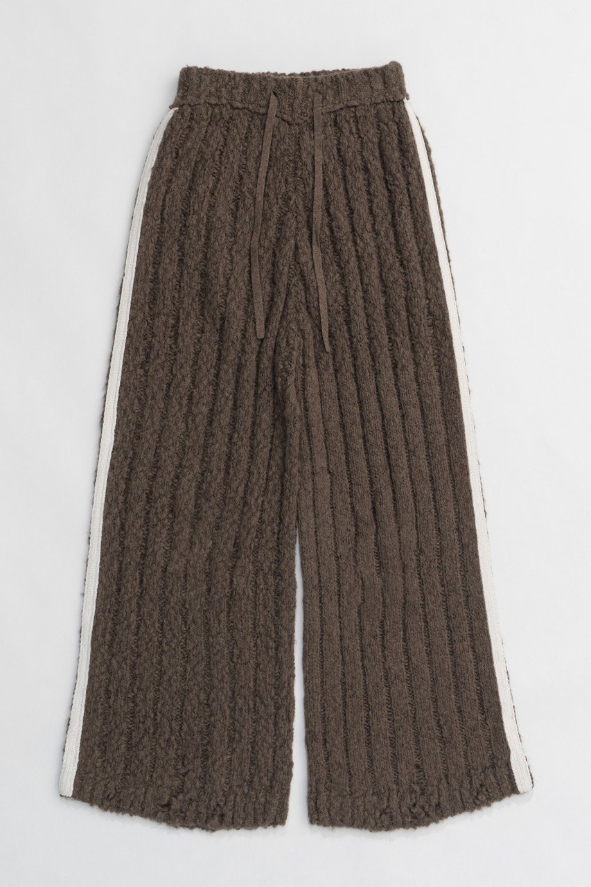 【プランク プロジェクト/PRANK PROJECT】のニットトラックパンツ/Knit Track Pants インテリア・キッズ・メンズ・レディースファッション・服の通販 founy(ファニー) 　ファッション　Fashion　レディースファッション　Fashion for Women　パンツ　Pants & Trousers　スポーティ　Sporty, Casual Athletic　セットアップ　Set-Up, Coordinated Outfit　BRN(ブラウン)|ID: prp329100004608282 ipo3291000000032931028
