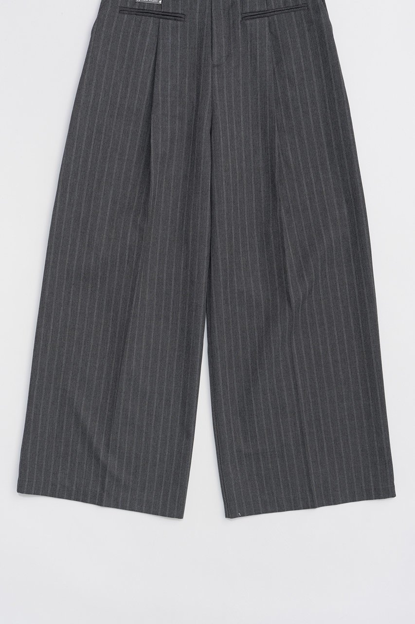 【プランク プロジェクト/PRANK PROJECT】のロークロッチワイドパンツ / Low Crotch Wide Pants 人気、トレンドファッション・服の通販 founy(ファニー) ファッション Fashion レディースファッション Fashion for Women パンツ Pants & Trousers ストライプ Stripe, Striped Pattern セットアップ Set-Up, Coordinated Outfit ツイル Twist, Twisted Detail ワイド Wide, Wide Fit other-2|ID: prp329100004608283 ipo3291000000034423155