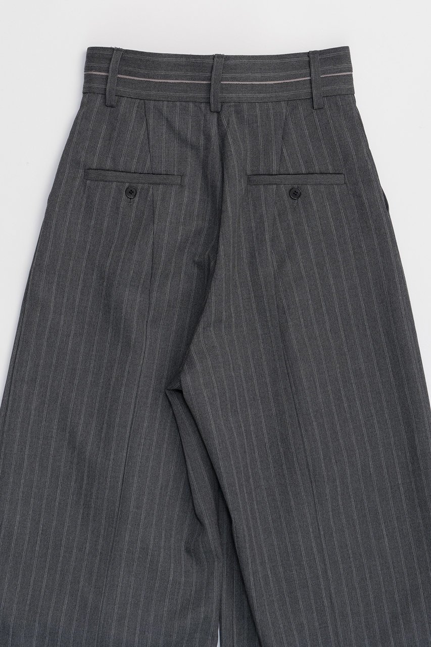 【プランク プロジェクト/PRANK PROJECT】のロークロッチワイドパンツ / Low Crotch Wide Pants 人気、トレンドファッション・服の通販 founy(ファニー) ファッション Fashion レディースファッション Fashion for Women パンツ Pants & Trousers ストライプ Stripe, Striped Pattern セットアップ Set-Up, Coordinated Outfit ツイル Twist, Twisted Detail ワイド Wide, Wide Fit other-4|ID: prp329100004608283 ipo3291000000034423157