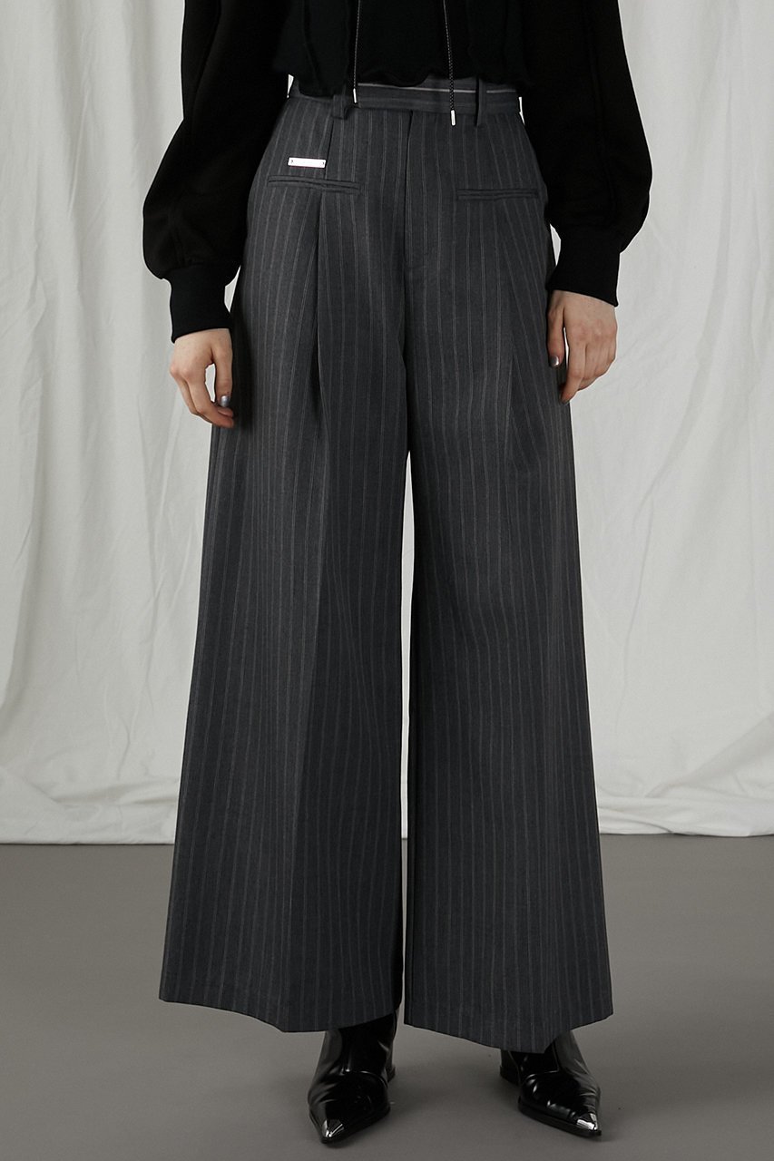 【プランク プロジェクト/PRANK PROJECT】のロークロッチワイドパンツ / Low Crotch Wide Pants 人気、トレンドファッション・服の通販 founy(ファニー) ファッション Fashion レディースファッション Fashion for Women パンツ Pants & Trousers ストライプ Stripe, Striped Pattern セットアップ Set-Up, Coordinated Outfit ツイル Twist, Twisted Detail ワイド Wide, Wide Fit other-6|ID: prp329100004608283 ipo3291000000034423159