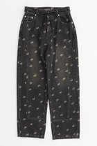 【メゾンスペシャル/MAISON SPECIAL】のMonogram Print Denim Pants/モノグラムプリントデニム BLK(ブラック)|ID: prp329100004608285 ipo3291000000032931201