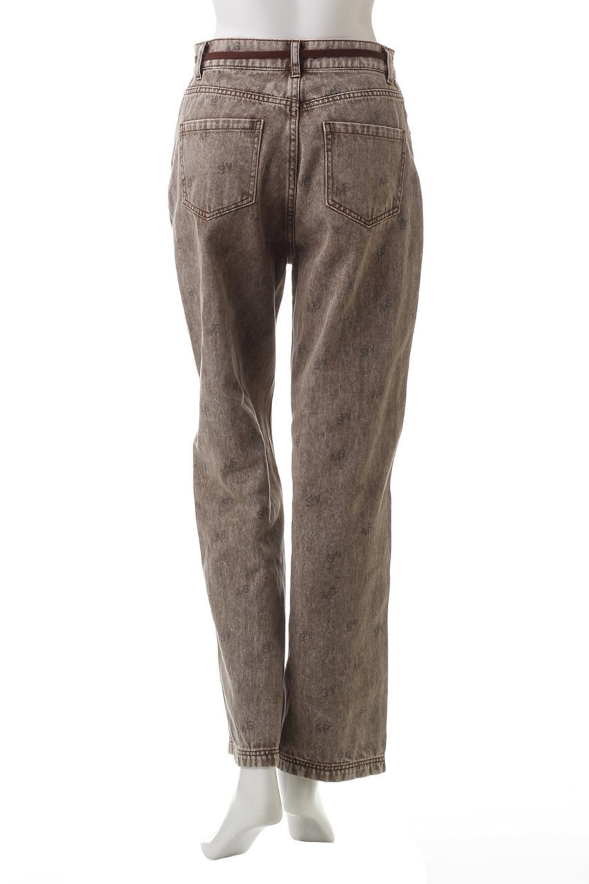 【メゾンスペシャル/MAISON SPECIAL】のMonogram Print Denim Pants/モノグラムプリントデニム 人気、トレンドファッション・服の通販 founy(ファニー) 　ファッション　Fashion　レディースファッション　Fashion for Women　パンツ　Pants & Trousers　デニムパンツ・ジーンズ・美脚デニム　Denim Jeans & Pants　ヴィンテージ　Vintage Style　シンプル　Simple, Minimal　ツイル　Twist, Twisted Detail　デニム　Denim, Jeans Material　プリント　Print, Printed Pattern　ワイド　Wide, Wide Fit　A/W・秋冬　Autumn/Winter　other-4|ID: prp329100004608285 ipo3291000000032931246