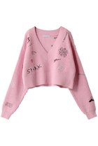 【メゾンスペシャル/MAISON SPECIAL】のV-neck Embroidery Knitwear/Vネックエンブロイダリーニット PNK(ピンク)|ID: prp329100004608287 ipo3291000000034909869