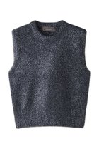 【エリオポール/heliopole】のフェザーヤーングリッターニットベスト ネイビー|ID: prp329100004608290 ipo3291000000035637462