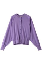 【デザイン ワークス/DESIGN WORKS】のボレロクルーカーディガン パープル|ID: prp329100004608291 ipo3291000000034957365